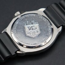 TAG HEUER タグホイヤー フォーミュラー1 プロフェッショナル 200M ジャンク クォーツ 371.513 デイト 新品ラバーベルト ボーイズ/メンズ_画像7