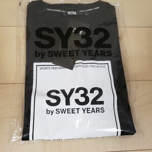 【新品】 sy32 ビッグロゴ 半袖 Ｔシャツ 黒 Lサイズ