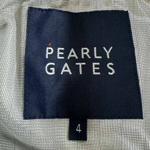 1円〜 PEARLY GATES パーリーゲイツ スニード ブルゾン ナイロンブルゾン 防風 防寒 2枚セット ビッグロゴ メンズ ゴルフ サイズ4 M相当の画像7