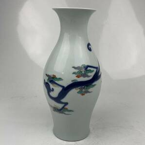 大清乾隆年製 色絵 龍紋 壺 / 時代物 中国美術 清 乾隆年 花器 花瓶 .1779の画像2