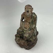 青木木米　仙人　置物　木箱付　/　時代物　京焼　名工　古置物　煎茶飾　希少　.1806_画像3