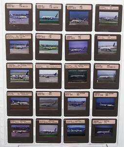 ■2000年前後 AIRLINE スライド ANA系 etc 特別塗装機 20枚 35mm リバーサルフィルム HCLマウント ボジ 飛行機 民間機 Velvia/Provia/Kodac