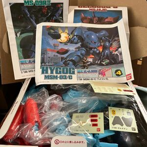 パチ組ジャンク品　ハイゴッグ、 ゲルググＪ、リックドムⅡ（ 1/144 機動戦士ガンダム0080 ポケットの中の戦争 ）