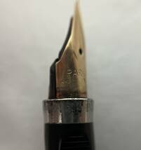 【ST18669MG】PARKER STERLING SILVER/パーカー スターリングシルバー ペン先 14K 63 万年筆 ※筆記未確認 全長:約13cm 重量:約26.7ｇ_画像3