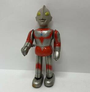 【ST18215MY】超希少 ブルマァク 円谷プロ 帰ってきたウルトラマン ゼンマイ ブリキ レトロ 1970年代 当時物 二足歩行× 長期保管品