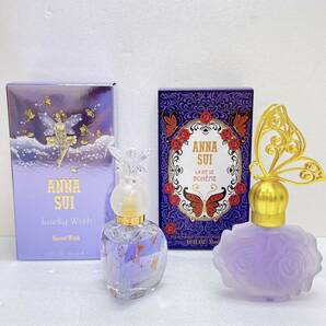 【DHS2881AT】 ANNASUI アナスイ 香水セット オードトワレ LA VIE DE BOHEME Lucky Wish 2個セット 箱付き 香水 ※残量約9割の画像1