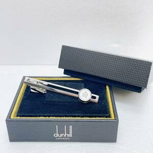 【DHS3128HM】dunhill ダンヒル タイピン シルバー ADロゴ アルフレッド タイバー アクセサリー メンズ 箱付き