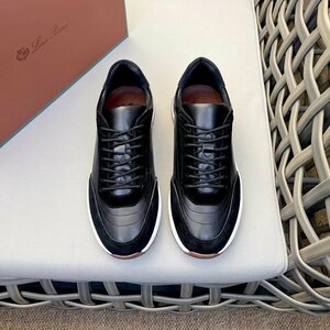 Loro Piana　ロロピアーナ　靴　メンズ　スニーカー　レザー　牛革　秋冬新品　39-44　サイズ選択可能