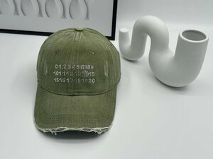 Maison Margiela マルタンマルジェラ　キャップ　帽子　ハット　野球　ゴルフ　男女兼用　数字ロゴ　ワンサイズ　MM6