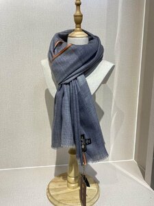 Loro Piana イタリア　ロロピアーナ　マフラー　ストール　 やわらかい カシミア100％　タグと箱付き