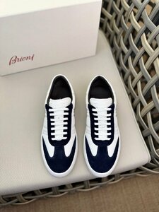 Brioni　ブリオーニ　メンズ　スニーカー　レザー　牛革　靴　シューズ　カジュアル　色豊富　39-44　サイズ選択可能