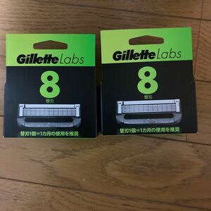 ジレット ラボ 角質除去バー搭載 5枚刃 替刃 8個入2セット