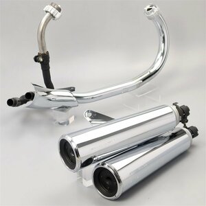 * Magna 250/MC29 original full exhaust muffler beautiful goods (H0411G14) inspection /HM KCR K1/ silencer / exhaust pipe / exhaust pipe 