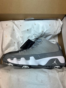 NIKE air Jordan 9G golf shoes domestic sending 26.0cm gray 