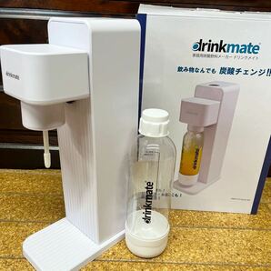 ドリンクメイト DRM1012 シリーズ 601 本体 ガスシリンダー付き★炭酸水メーカー drinkmate ホワイト★ソーダストリーム 家庭用の画像1