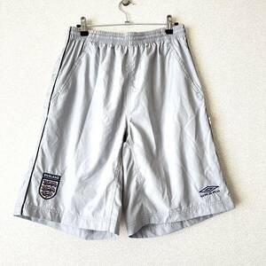 新品★UMBRO アンブロ★サッカー イングランド代表 ユニフォーム ハーフパンツ ショーツ デッドストック ヴィンテージ 90s デサント