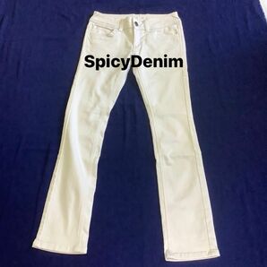 Spicy Denim ホワイトジーンズ スキニー