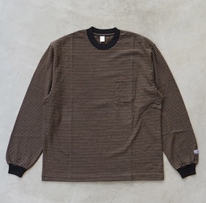 2024SS ENDS AND MEANS Horizontal Stripe L/S Tee