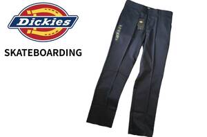 未使用　Dickies ディッキーズ ワークパンツ SLIM FIT WORK PANTS DickiesSkateboarding スリムストレート　スケートボード　ネイビー