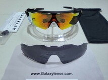 正規品 新品 偏光レンズ2枚付き OAKLEY RADAR EV PATH オークリー レーダー イーブイ パス Ruby Black Polarized ポラライズド サングラス_画像5