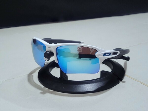 正規品 新品 偏光レンズ2枚付き OAKLEY FLAK 2.0 XL オークリー フラック Sapphire Iridiun Polarized サファイア ポラライズド サングラス