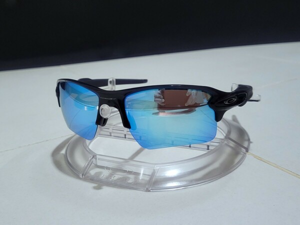 正規品 新品 偏光レンズ2枚付き OAKLEY FLAK 2.0 XL オークリー フラック Sapphire Black Polarized サファイア ポラライズド サングラス