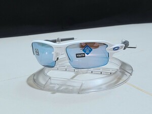  стандартный товар новый товар поляризованный свет OAKLEY FLAK XS Oacley f подставка PRIZM Deep Water Polarizedp ритм глубокий вода polalaizdo солнцезащитные очки 