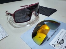 正規品 新品 偏光レンズ2枚付き OAKLEY SUTRO オークリー スートロ Black Ruby Polarized ブラック ルビー ポラライズド ストロ サングラス_画像3