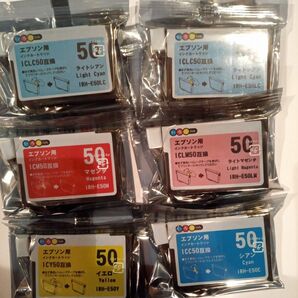 新品☆エプソン EPSON IC6CL50 いろはインク互換インク ６本セット