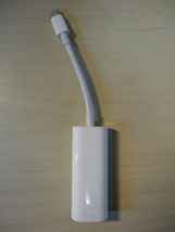 [送料無料 即決] Apple Thunderbolt 3（USB-C）- Thunderbolt 2アダプタ A1790 USED_画像2