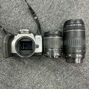 U3 Canon キャノン EOS Kiss Lite EF 28-90mm 1:4-5.6|1+レンズキャノン EF 90-300mm 1:4.5-5.6 通電確認済み デジタルカメラ の画像1