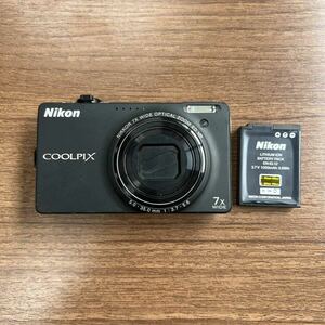 U3 Nikon COOLPIX S6000 レンズ NIKKOR 7x WIDE OPTICAL ZOOM ED VR クールピクス バッテリー付き　ニコン　コンパクトデジタルカメラ 