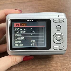 U3 Canon キヤノン Power Shot A480 デジタルカメラ 単三電池駆動 通電確認済み カメラ の画像2