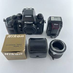 G4f6 Nikon ニコン F4 EXTENSION RINGS MODEL K SPEEDLIGHT SB-23 ボディ ライト リング フィルムカメラ 通電確認済み シャッター音確認済