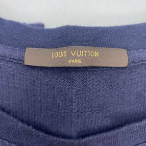 1円〜 LOUISVUITTON ルイヴィトン Tシャツ 半袖 クルーネック 古着 トップス ネイビー Mサイズの画像5