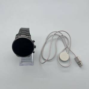 1円〜 スマートウォッチ FOSSIL フォッシル 腕時計 ブラック デジタル 付属品あり 動作確認済みの画像1