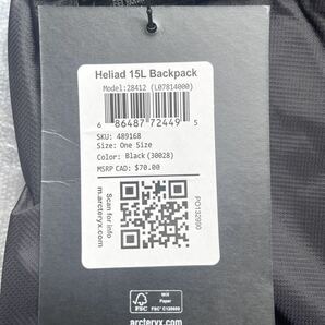 新品未使用 アークテリクス ヘリアッド ヒリアド 15L リュック バッグパック 購入歓迎の画像9