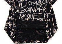 マックキュー アレキサンダーマックイーンMcQ Alexander McQUEEN カオスプリントTシャツ 黒36_画像9