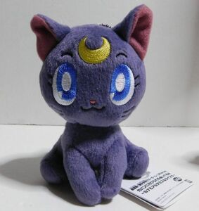 劇場版 美少女戦士セーラームーンEternal カバンに付けられるぬいぐるみ ルナ お座り タグ付 Sailor Moon Luna Plush Doll