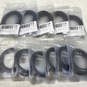 【未使用品】NURA USB-A ケーブル 11本まとめて nuraphone 【2424030013669】の画像1