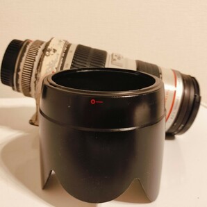 CANON EF70-200mm F2.8L USM 白レンズ フード キャップ レンズフィルター付きの画像4