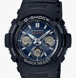 CASIO G−SHOCK AWG−M100SB 5230 電波ソーラー　カシオ　デジアナ　タフソーラー　メンズ　腕時計　