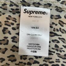 SUPREME(シュプリーム) レオパードシルクシャツ 　Leopard Silk S／S Shirt Tan 2022SS 8068000104854_画像6