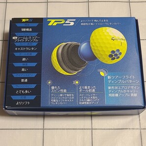 TaylorMade テーラーメイド TP5 イエロー ゴルフボール 2021年モデル 1ダースの画像3