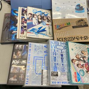 kis-my-ft2 DVD&Blu-ray10個、CD11枚セット、写真に写っているもの全部、一部ケース割れなど劣化あり、ディスク傷無し、管理No.3418