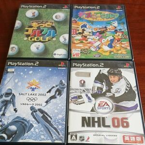 NHL06 ソルトレーク2002 もっとゴルフルGOLF ディズニーゴルフ クラシック ps2