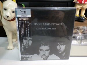 (1)｜新品同様Like NEW～極美品★SHM-CD / 紙ジャケット / w/OBI / 限定盤★EMERSON, LAKE & PALMER　ELP「ライヴ・イン・コンサート」