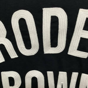 F RODEO CROWNS｜ロデオクラウンズ 半袖Tシャツ ブラック 刺繍ロゴ オーバーサイズの画像5