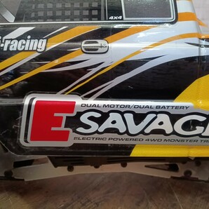 必見!! 希少 hpi-racing RCカー 電動ラジコン ラジコンカー SAVACE サベージ 4×4 ジャンクの画像2