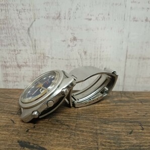 SEIKO セイコー 腕時計 SEIKO5 セイコー5 Speed Timer 6139-6010 スピードタイマー ブルーダイアル メンズ 時計 ジャンクの画像3